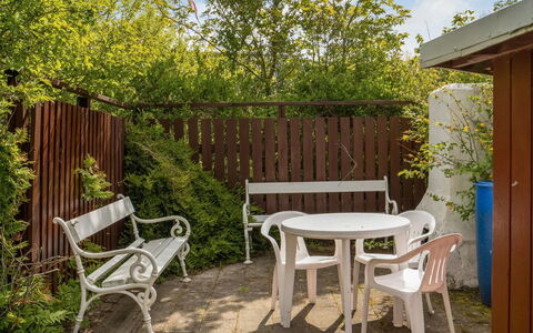Vian - 200M from the Sea: Furniture, Outdoor Furniture, Outdoor Table, Chair, Garden, Shade, Backyard, Wood Stain, Yard, Kitchen & Dining Room Table