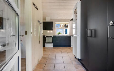 Sarita - 1Km from the Sea: Flooring, Interior Design, Floor, Kitchen, Wood, Ceiling, Countertop, Major Appliance, Kitchen Appliance, Furniture