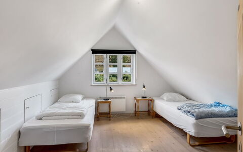 Eva - 1.5Km to the Fjord: Wood, Interior Design, Bedroom, Flooring, Floor, Bed, Ceiling, Furniture, Room, Bed Frame