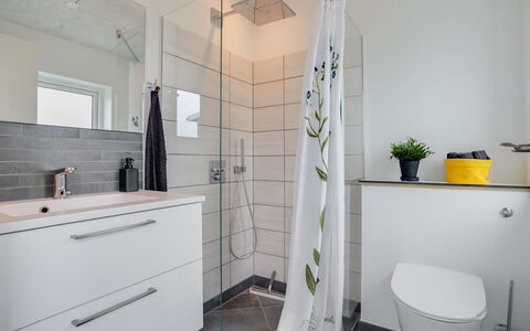 Alyna - 200M from the Sea: Flooring, Plumbing Fixture, Bathroom, Interior Design, Floor, Bathroom Cabinet, Plumbing, Tap, Sink, Tile