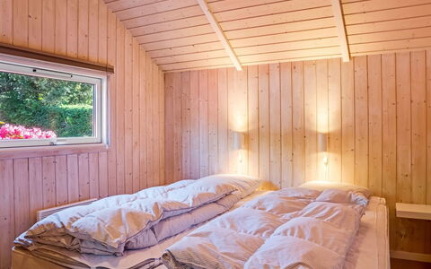 Kalli - 350M to the Fjord: Wood, Bedroom, Bed Sheet, Bed, Bedding, Home, Ceiling, Hardwood, Room, Wood Stain