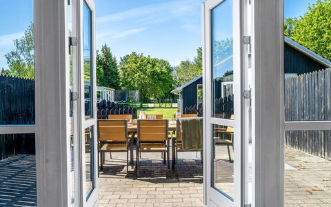 Kalli - 350M to the Fjord: Door, Composite Material, Shade, Deck, Porch, Hardwood, Outdoor Structure, Home Door, Wood Stain, Outdoor Furniture