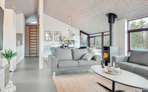 Sirpa - 1Km from the Sea: Furniture, Interior Design, Flooring, Wood, Floor, Ceiling, Wood Flooring, Chair, Table, Lighting