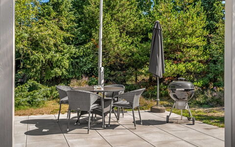 Leonor - 300M from the Sea: Furniture, Outdoor Furniture, Table, Chair, Outdoor Table, Shade, Garden, Patio, Outdoor Structure, Backyard
