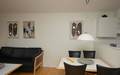 Runhild - 100M from the Sea: Furniture, Flooring, Interior Design, Wall, Floor, Wood, Ceiling, Light Fixture, Lighting, Room