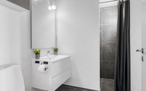 Jyrki - 100M from the Sea: Flooring, Interior Design, Floor, Plumbing Fixture, Bathroom Cabinet, Sink, Ceiling, Plumbing, Bathroom, Tap