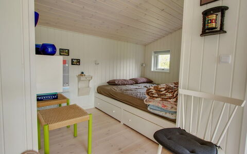 Fleur - 50M from the Sea: Flooring, Interior Design, Floor, Furniture, Wood, Ceiling, Bedroom, Room, Bed, Wood Flooring