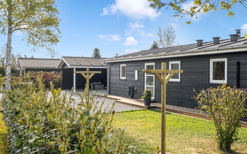 Meline - 350M from the Sea: Roof, House, Home, Cottage, Siding, Estate, Driveway, Garden Buildings, Yard, Shed