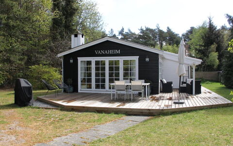 Astrid - 875M from the Sea: Wood, Cottage, Porch, Home, Deck, Garden Buildings, Outdoor Furniture, Outdoor Structure, Chair, Yard