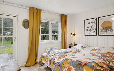 Astrid - 875M from the Sea: Wood, Interior Design, Bedroom, Bed, Floor, Furniture, Bed Sheet, Home, Ceiling, Linens