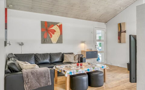 Karstina - 1Km from the Sea: Furniture, Interior Design, Flooring, Wall, Wood, Ceiling, Couch, Floor, Living Room, Room