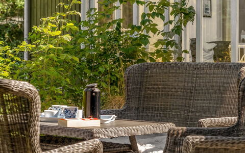 Ane - 1.7Km from the Sea: Furniture, Outdoor Furniture, Wood, Chair, Wicker, Outdoor Table, Garden, Shade, Patio, Armrest