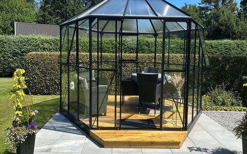 Jyde - 1.5Km from the Sea: Garden, Shade, Gazebo, Outdoor Structure, Pavilion