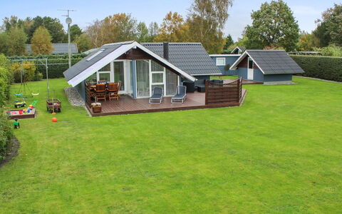 Jyde - 1.5Km from the Sea: Grass, Roof, House, Home, Cottage, Lawn, Garden, Yard, Garden Buildings, Shade