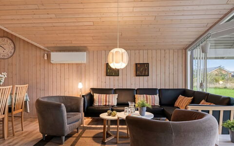 Richard - 4Km from the Sea: Furniture, Interior Design, Wood, Flooring, Ceiling, Floor, Couch, Living Room, Light Fixture, Home