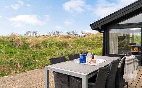 Fanney - 100M from the Sea: Cottage, Outdoor Furniture, Deck, Hardwood, Porch, Kitchen & Dining Room Table, Chair, Wood Stain, Eco Hotel, Plank