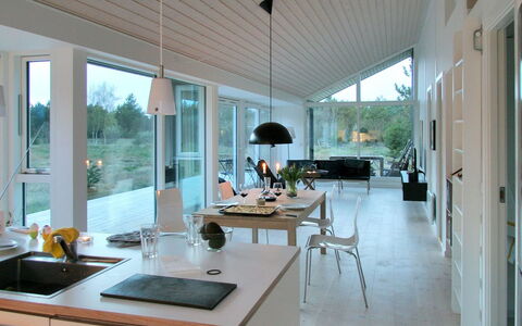 Melinda - 2Km from the Sea: Home, Ceiling, Chair, Light Fixture, Kitchen & Dining Room Table, Living Room, Houseplant, Daylighting, Wood Flooring