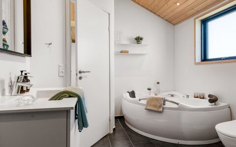 Dyke - 1.5Km from the Sea: Interior Design, Flooring, Plumbing Fixture, Floor, Ceiling, Tap, Furniture, Bathroom, Room, Lighting