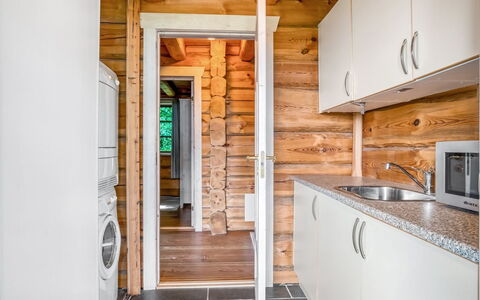 Stamen - 200M from the Sea: Wood, Flooring, Wood Stain, Cabinetry, Countertop, Kitchen, Plumbing Fixture, Hardwood, Natural Material, Sink