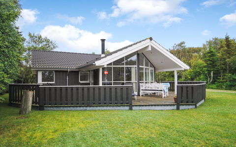 Evelina - 150M to the Fjord: Building, House, Window, Home, Roof, Residential Area, Shrub, Cottage, Land Lot