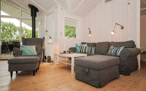 Evelina - 150M to the Fjord: Building, House, Window, Home, Roof, Residential Area, Shrub, Cottage, Land Lot