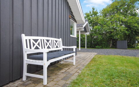 Evelina - 150M to the Fjord: Building, House, Window, Home, Roof, Residential Area, Shrub, Cottage, Land Lot