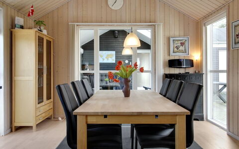 Henriete - 3.5Km from the Sea: Furniture, Wood, Interior Design, Ceiling, Flooring, Kitchen & Dining Room Table, Dining Room, Floor, Chair, Table