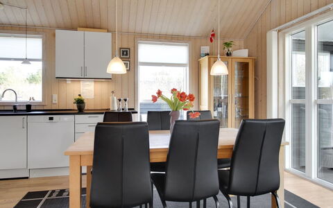 Henriete - 3.5Km from the Sea: Furniture, Flooring, Wood, Interior Design, Dining Room, Kitchen & Dining Room Table, Floor, Chair, Table, Wood Flooring