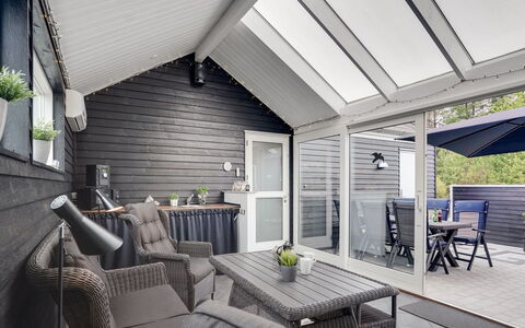 Henriete - 3.5Km from the Sea: Furniture, Wood, Home, Outdoor Furniture, Chair, Flowerpot, Porch, Deck, Door, Patio