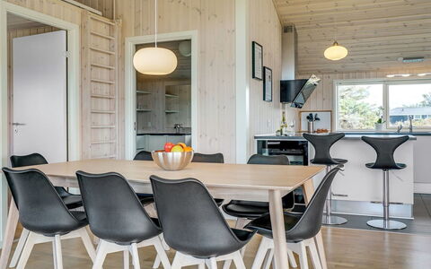 Esma - 150M from the Sea: Wood, Interior Design, Flooring, Furniture, Ceiling, Kitchen & Dining Room Table, Floor, Light Fixture, Wood Flooring, Dining Room