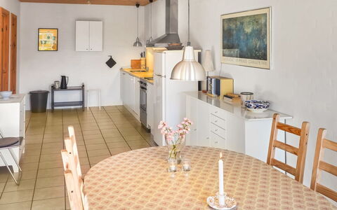 Elef - 2.0Km from the Sea: Furniture, Interior Design, Flooring, Floor, Kitchen, Ceiling, Wood, Room, Chair, Countertop
