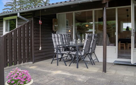Sampsa - 600M from the Sea: Wood, Furniture, Porch, Door, Chair, Home, Shade, Deck, Kitchen & Dining Room Table, Hardwood