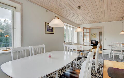 Etta - 957M from the Sea: Interior Design, Flooring, Furniture, Wood, Ceiling, Floor, Light Fixture, Home, Kitchen & Dining Room Table, Dining Room