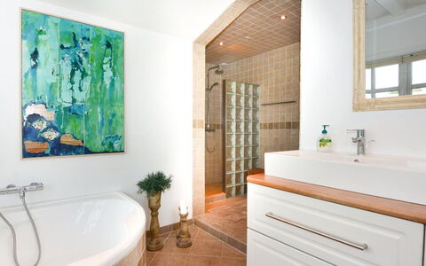 Halsten - 551M from the Sea: Blue, Shrub, Cottage, Groundcover, Garden, Estate, Shade, Landscaping, Farmhouse, Eco Hotel
