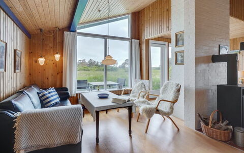 Øgrim - 204M from the Sea: Furniture, Interior Design, Chair, Flooring, Table, Resort, Floor, Ceiling, Room, Eco Hotel