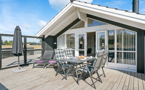 Aria - 1.2Km from the Sea: Shade, Deck, Resort, Hardwood, Plank, Chair, Outdoor Furniture, Porch, Hotel, Villa