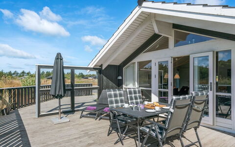 Aria - 1.2Km from the Sea: Deck, Hardwood, Shade, Plank, Resort, Porch, Chair, Outdoor Furniture, Balcony, Wood Flooring