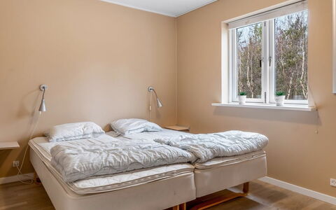 Jurgis - 300M from the Sea: Bedroom, Wood, Floor, Bed, Interior Design, Flooring, Furniture, Bed Sheet, Bedding, Lighting