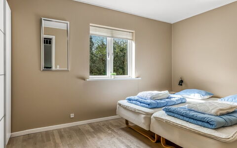 Ellie - 300M from the Sea: Wall, Interior Design, Floor, Flooring, Bedroom, Wood, Bed, Ceiling, Room, Lighting