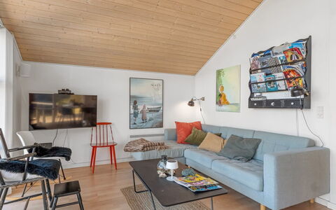 Tishon - 100M from the Sea: Interior Design, Furniture, Couch, Flooring, Wall, Floor, Wood, Living Room, Ceiling, Room