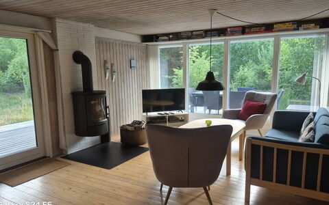 Adelisa - 600M from the Sea: Furniture, Flooring, Interior Design, Floor, Wood, Room, Chair, Home, Living Room, Wood Flooring