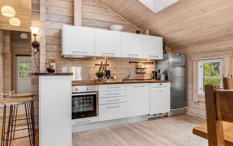 Tanas - 2Km from the Sea: Kitchen, Kitchen Appliance, Major Appliance, Wood, Flooring, Interior Design, Countertop, Furniture, Home Appliance, Wood Flooring