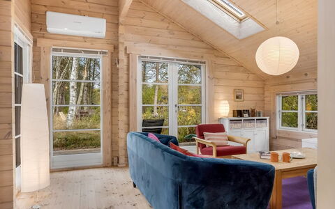 Tanas - 2Km from the Sea: Wood, Interior Design, Ceiling, Home, Furniture, Room, Cottage, Living Room, Hardwood, Couch