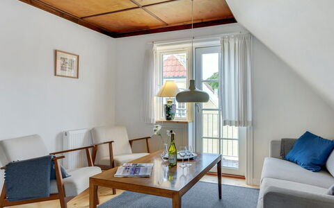 Liina - 200M from the Sea: Furniture, Interior Design, Flooring, Floor, Wood, Chair, Ceiling, Table, Room, Living Room