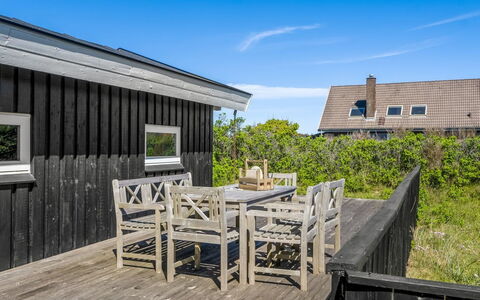 Märta - 300M from the Sea: Wood, Plank, Hardwood, Deck, Cottage, Wood Flooring, Wood Stain, Lumber, Porch, Shade