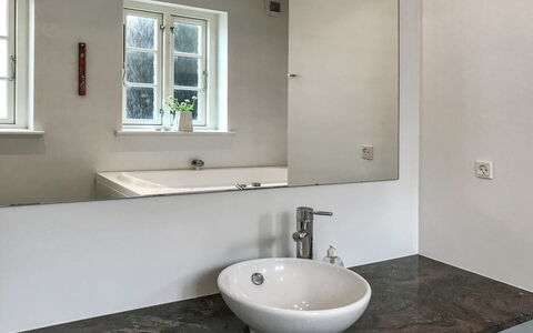 Ejda - 700M from the Sea: Wall, Plumbing Fixture, Interior Design, Bathroom Sink, Flooring, Bathroom, Sink, Tap, Floor, Plumbing