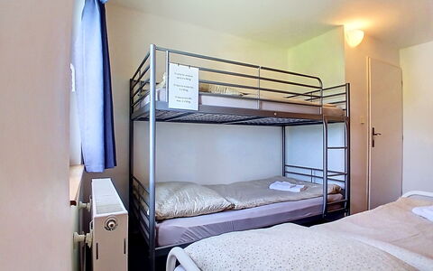 Holiday Hill 56: Bed, Bedroom, Bunk Bed, Bed Sheet, Bedding, Bed Frame, Hostel, Interior Design, Dormitory, Floor