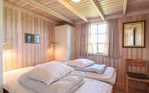 Terttu - 300M from the Sea: Bed, Bedroom, Furniture, Wall, Bed Sheet, Wood, Interior Design, Floor, Bedding, Flooring