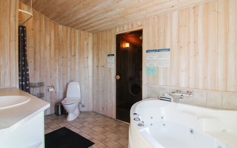 Terttu - 300M from the Sea: Flooring, Floor, Plumbing Fixture, Wood, Interior Design, Ceiling, Bathtub, Bathroom, Room, Plumbing