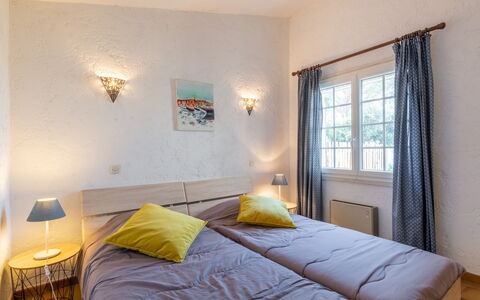La Bartavelle: Property, Window, Azure, Textile, Shade, Wood, Comfort, Interior Design, Paint